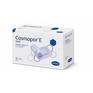 COSMOPOR E steril - Самоклеящиеся послеоперац. повязки: 10 х 6 см; 25 шт/HARTMANN, арт.9010090