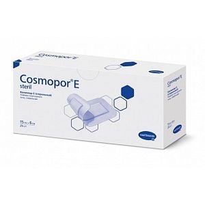 COSMOPOR E steril - Самоклеящиеся послеоперац. повязки: 15 х 6 см; 25 шт/HARTMANN, арт.9010190