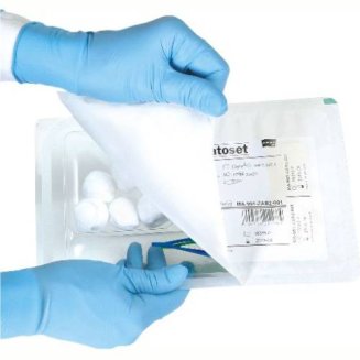 MATOSET - набор для хир.вмеш.::салфетки неткан.MATOVLIES - 5шт., тупферы неткан. 5шт, пинцет-1шт