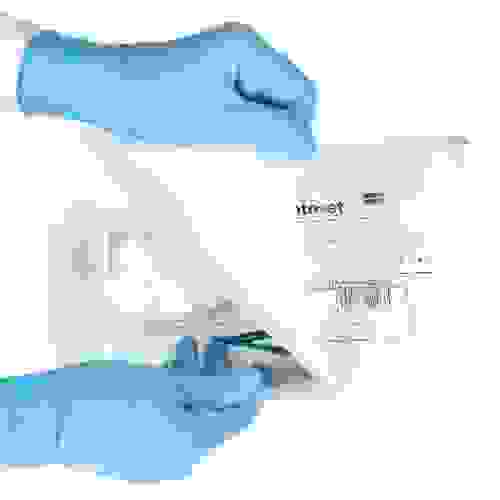 MATOSET - набор для хир.вмеш.::салфетки неткан.MATOVLIES - 5шт., тупферы неткан. 5шт, пинцет-1шт