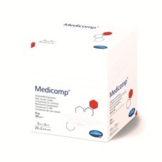 MEDICOMP - салфетки стерильные 5 х 5 см; 25х2шт.HARTMANN