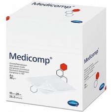 MEDICOMP steril - Салфетки (стерильные): 10 х 20 см; 25х2, арт. 4217271/HARTMANN