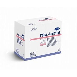 PEHA-LASTOTEL - фиксирующий эластичный бинт 4м х 6см 20шт, арт.310110/HARTMANN
