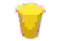 Бак многоразовый для сбора медицинских отходов 50л, класс Б-желтый, с крышкой /МедКом/