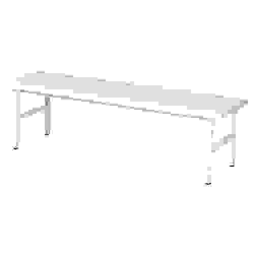 Банкетка МСК-207 БЛ-МСК без спинки (1500*400*400) белая