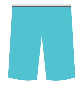 Брюки процедурные для пациента (укороч. с разрезом, пл.25, дли38см, 52-54 голубые) (КХ "Гекса")