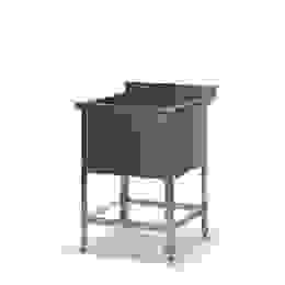 Ванна моечная односекц., каркас нерж. с бортом ВМС-Н 1/550 (630*700*870, глубина - 400 мм)