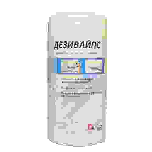 Дезивайпс салфетки дезинфицирующие 130*190 банка №60