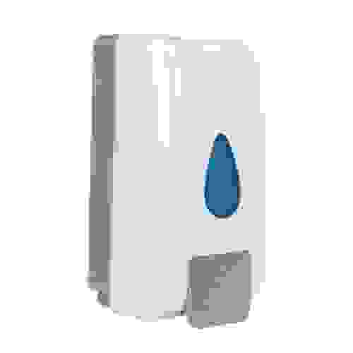 Дозатор кнопочный настенный А-228 для жидкого мыла 1000 мл (пластиковый корпус)