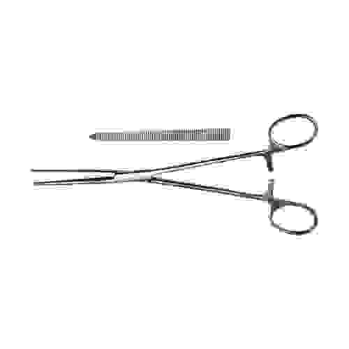 Зажим к/о 1х2 зубый.,зубчатый прямой №3, 200 мм.,З-31