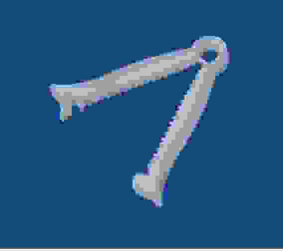 Зажим пупочный стерильный/Полимерные изделия