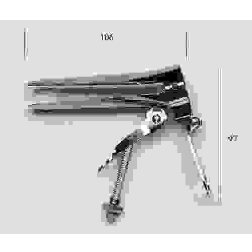 Зеркало влагалищное по Куско 2 створч. из нерж.стали №1 / М-МИЗ