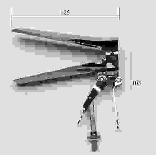 Зеркало влагалищное по Куско 2 створч. из нерж.стали №3 / М-МИЗ
