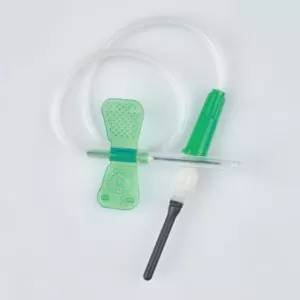 Игла-бабочка с луер-адаптером IMPROVACUTER 21Gx3.4&quot;x7&quot;, 0,8*19мм, 190мм, зелёная, уп.100шт