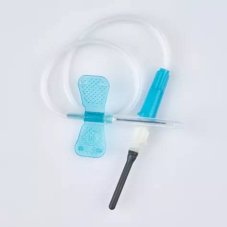 Игла-бабочка с луер-адаптером IMPROVACUTER 23Gx3.4"x7", 0,6*19мм, 190мм,голубая уп.100шт