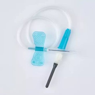 Игла-бабочка с луер-адаптером IMPROVACUTER 23Gx3.4&quot;x7&quot;, 0,6*19мм, 190мм,голубая уп.100шт