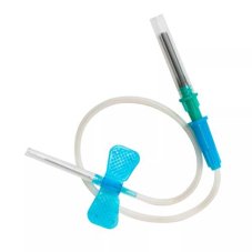 Игла-бабочка с луер-адаптером Lind-Vac 23Gx3.4", 0,6*19мм, длина трубки 19 см, Китай