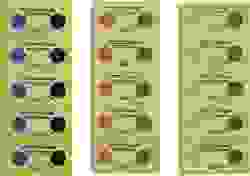 Индикаторы термовременные воздушной стерилизации ИТСВ-180, 180°С, 60 мин., 1000 шт/уп.