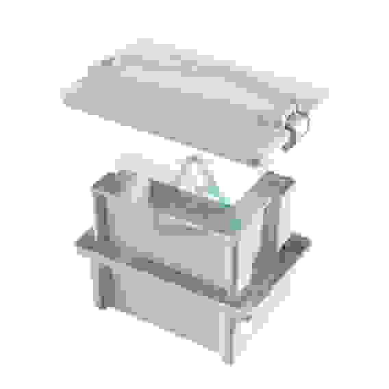 Контейнер для химической дезинфекции и транспортировки отраб. мед. матер. и инструм. КДХТ-01-«ЕЛАТ»