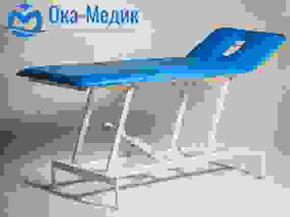 Кушетка медицинская массажная КМмэ-03-"Ока-Медик" (электропривод, с вырезом для лица, поролон 40мм)