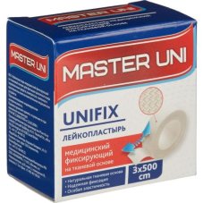 Лейкопластырь 3х500 на тканевой основе /MASTER UNI