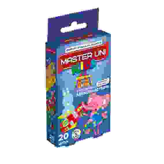 Лейкопластырь бактерицидный KIDS ( с рисунками, уп-ка: в наборе 20шт)/MASTER UNI