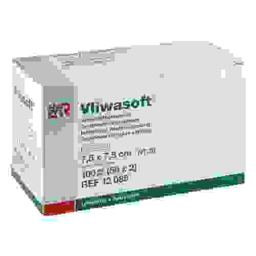 Материалы перевязочные впитывающие Компресс Фливасофт стерильный 7,5х7,5 см,4 слоя уп/150шт.