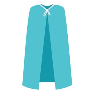 Накидка для пациента (1,6*1,1, пл.25, голубая) ТУ 9398-020-18603495-2009 (КХ &quot;Гекса&quot;)