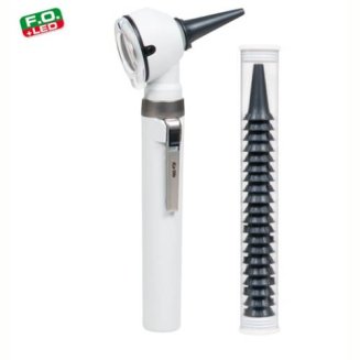 Отоскоп PICCOLIGHT® F.O. (с LED лампой 2,5В стандарт.ярк) (синий) с волоконной оптикой №01.13500.232