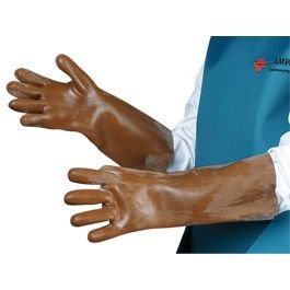 Перчатки рентгено и радиационно-защитные силиконовые ПРЗс 0,25Pb