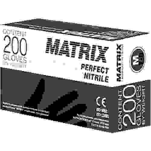 Перчатки смотровые нитриловые неопудр. н/ст текстур. MATRIX Perfect Nitrile голубые(200шт/100пар) XL