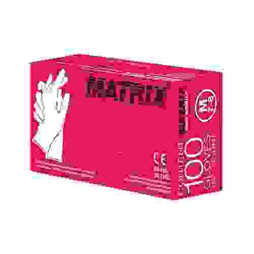 Перчатки смотровые нитриловые неопудр. н/ст текстур. MATRIX Pink Nitrile розовые (100шт/50 пар) S