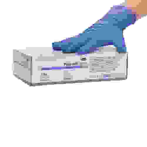 Перчатки смотровые нитриловые неопудр. н/ст текстур. Peha-soft nitrile fino, M /150шт(75пар)