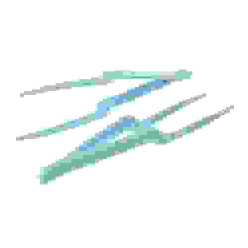 Пинцет ушной штыкообразный стерильный 150мм/Полимерные изделия