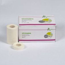 Пластырь медицинский фиксирующий "Круоцинк" 2,5*500 см 12 рул/упак, 806171