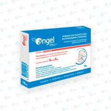 Повязки пластырного типа водоотталкивающие стерильные 8*6 №10 Angel/ Эвтекс