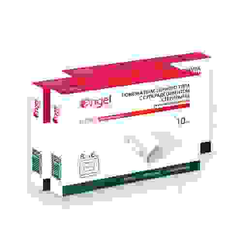 Повязки пластырного типа с суперадсорбентом стерильная 8*6 №10 Angel / Эвтекс