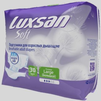 Подгузники для взрослых дышащие Large LUXSAN Soft №30 /3/