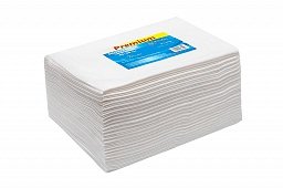 Полотенце большое 45*90 спанлейс белый вафельный White line (№50шт)