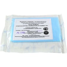 Простыня 70х80 см стерильная, спанбонд пл.25 г/м2 , голубая ТУ 9398-001-18603495-2010 (КООП "Гекса")
