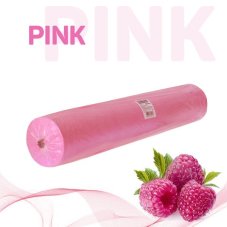 Простыня одноразовая 70*200 см SMS 17 розовый Standart PLUS рулон №100/600(6рол)