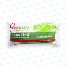Салфетки 16x14 см стерильные №10 пл.28 г/м.кв.Evers Life