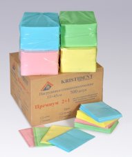 Салфетки для пациентов 3-х слойные 33*45см 500шт/уп /Кристидент