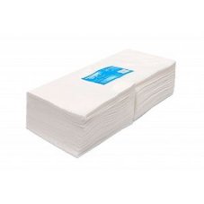 Салфетки одноразовые 30*30 см спанлейс белый White line №100