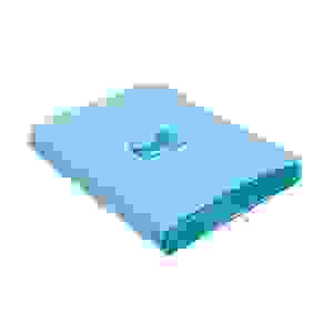 Салфетки одноразовые 40*60 см SMS 20 голубой White line №200 пачка