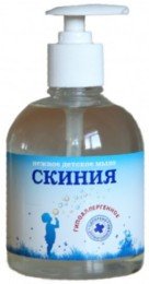 Скиния Детское жидкое мыло с натуральным антибактериальным комплексом 400 мл. /15