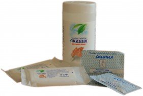 Скиния салфетки дезинфицирующие (для кожи) 20 шт./48