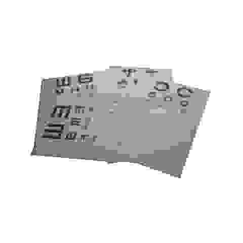 Таблицы для определения остроты зрения, комплект 5 штук