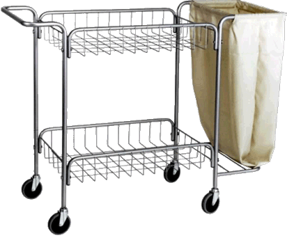 Тележка для сбора грязного белья (Сервисная тележка М138-02 )