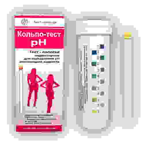 Тест-полоски Кольпо-тест pH (для определения кислотности вагинальной жидкости) 50 шт